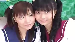 Asian schoolgirls bend, craving cock. Blowjob double-team, then fucked hard